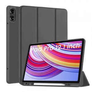 Husa pentru Xiaomi Redmi Pad Pro / Pad / Pad Pro 5G, Techsuit, Flex Trifold, Neagra