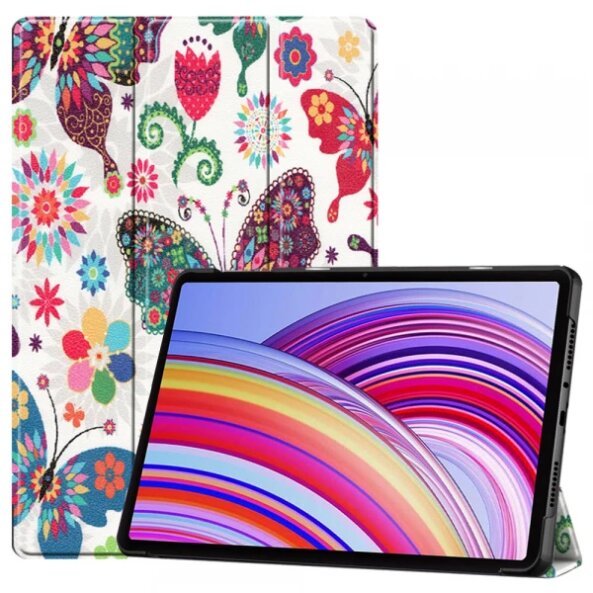Husa pentru Xiaomi Redmi Pad Pro / Pad / Pad Pro 5G, Techsuit, FoldPro Butterfly, Multicolor