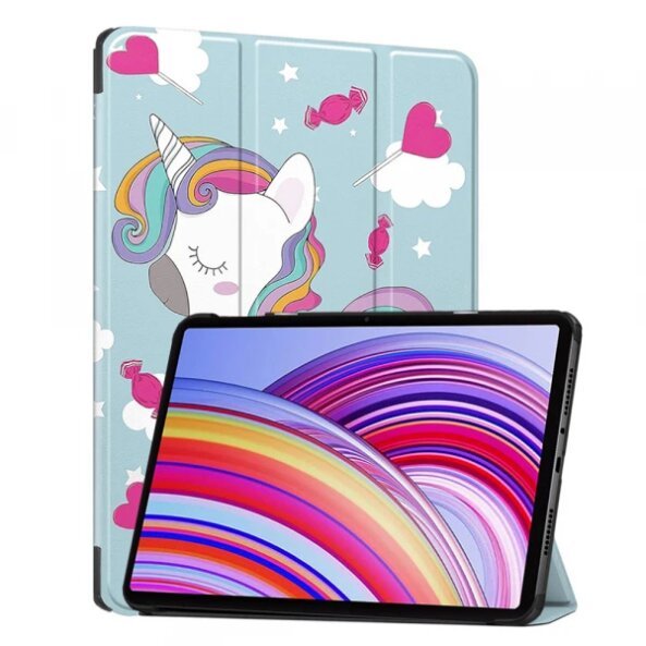 Husa pentru Xiaomi Redmi Pad Pro / Pad / Pad Pro 5G, Techsuit, FoldPro Unicorn, Multicolor