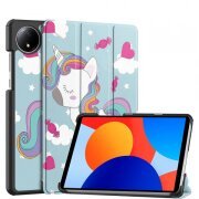 Husa pentru Xiaomi Redmi Pad SE 8.7, Techsuit, FoldPro Unicorn, Multicolor