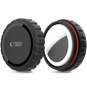 Husa Tech-Protect 3M Pouch pentru Apple AirTag / AirTag 2, Neagra 