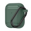 Husa Techsuit Carbon pentru Apple AirPods Gen 2 / Gen 1, Verde