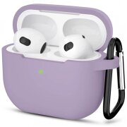 Husa Techsuit Silicone Case pentru Apple AirPods 3, Mov