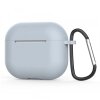 Husa Techsuit Silicone Case pentru Apple AirPods 4, Argintie