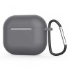 Husa Techsuit Silicone Case pentru Apple AirPods 4, Gri