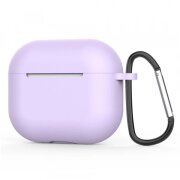 Husa Techsuit Silicone Case pentru Apple AirPods 4, Mov