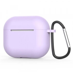 Husa Techsuit Silicone Case pentru Apple AirPods 4, Mov