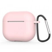 Husa Techsuit Silicone Case pentru Apple AirPods 4, Roz Deschis