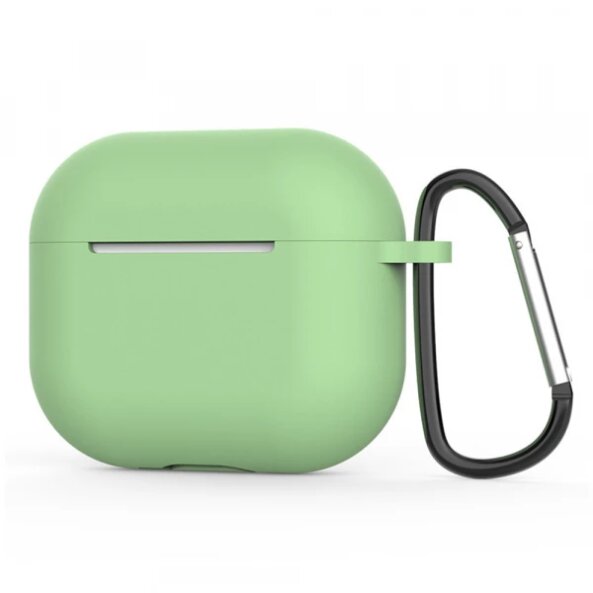 Husa Techsuit Silicone Case pentru Apple AirPods 4, Verde Deschis
