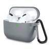 Husa Techsuit Silicone Case pentru Apple AirPods Pro 2 / Pro, Gri