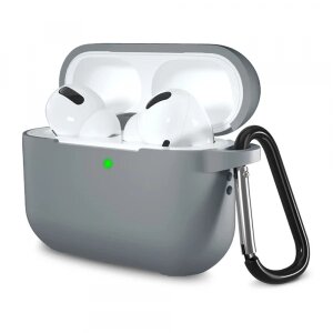 Husa Techsuit Silicone Case pentru Apple AirPods Pro 2 / Pro, Gri