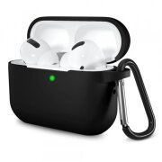 Husa Techsuit Silicone Case pentru Apple AirPods Pro 2 / Pro, Neagra