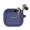 Husa Techsuit Silicone Case pentru Samsung Galaxy Buds 3 / 3 Pro, Bleumarin