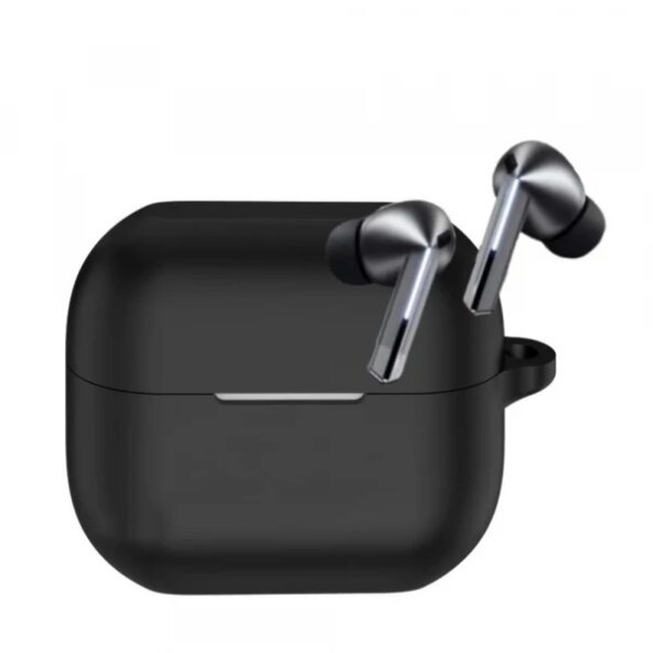 Husa Techsuit Silicone Case pentru Samsung Galaxy Buds 3 / 3 Pro, Neagra