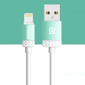 Cablu de date Apple iPhone 6 Remax Lovely albastru Blister Original