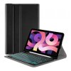 Husa cu Tastatura pentru Apple iPad Air 11 (2025) / Air 11 (2024) / Air (2022) / Air (2020), Techsuit, CozyTab, Neagra