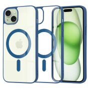 Husa MagSafe pentru Apple iPhone 15 Plus, Techsuit, Pro, Albastra