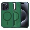 Husa MagSafe pentru Apple iPhone 15 Pro, Techsuit, HaloFrost, Verde