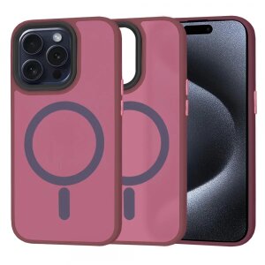 Husa MagSafe pentru Apple iPhone 15 Pro, Techsuit, HaloFrost, Visinie