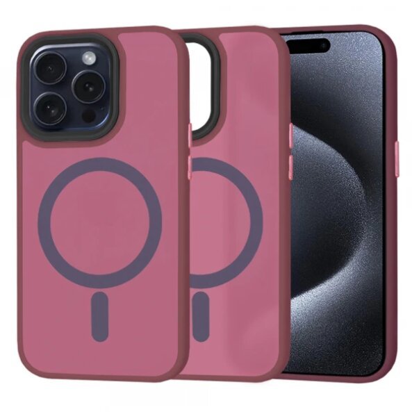 Husa MagSafe pentru Apple iPhone 15 Pro, Techsuit, HaloFrost, Visinie