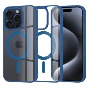 Husa MagSafe pentru Apple iPhone 15 Pro, Techsuit, Pro, Albastra