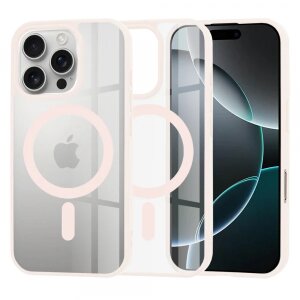 Husa MagSafe pentru Apple iPhone 16 Pro, Techsuit, Pro, Roz