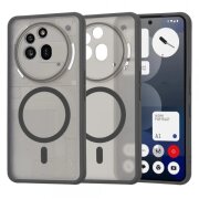 Husa MagSafe pentru Nothing Phone (3a) Pro, Techsuit, HaloFrost, Neagra