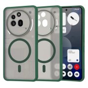 Husa MagSafe pentru Nothing Phone (3a) Pro, Techsuit, HaloFrost, Verde