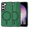 Husa MagSafe pentru Samsung Galaxy S23 S911, Techsuit, HaloFrost, Verde