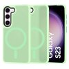 Husa MagSafe pentru Samsung Galaxy S23 S911, Techsuit, HaloFrost, Verde Deschis
