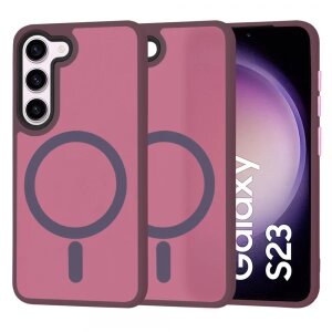 Husa MagSafe pentru Samsung Galaxy S23 S911, Techsuit, HaloFrost, Visinie