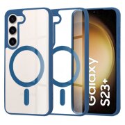 Husa MagSafe pentru Samsung Galaxy S23+ S916, Techsuit, Pro, Albastra