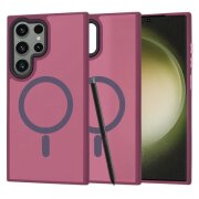 Husa MagSafe pentru Samsung Galaxy S23 Ultra S918, Techsuit, HaloFrost, Visinie