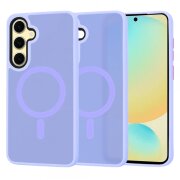 Husa MagSafe pentru Samsung Galaxy S24 FE S721, Techsuit, HaloFrost, Mov Deschis