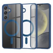 Husa MagSafe pentru Samsung Galaxy S24 S921, Techsuit, Pro, Albastra