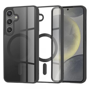 Husa MagSafe pentru Samsung Galaxy S24 S921, Techsuit, Pro, Neagra