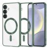 Husa MagSafe pentru Samsung Galaxy S24+ S926, Techsuit, Luxury Crystal, Verde Deschis