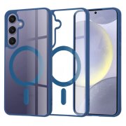 Husa MagSafe pentru Samsung Galaxy S24+ S926, Techsuit, Pro, Albastra