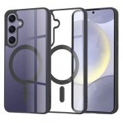 Husa MagSafe pentru Samsung Galaxy S24+ S926, Techsuit, Pro, Neagra