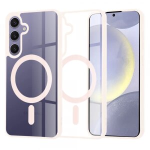 Husa MagSafe pentru Samsung Galaxy S24+ S926, Techsuit, Pro, Roz