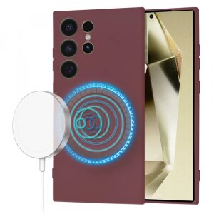 Husa MagSafe pentru Samsung Galaxy S24 Ultra S928, Techsuit, SoftFlex, Visinie