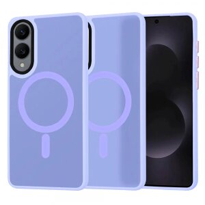 Husa MagSafe pentru Samsung Galaxy S25 Edge S937, Techsuit, HaloFrost, Mov Deschis