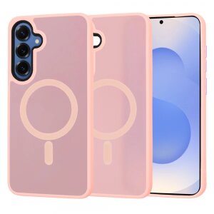 Husa MagSafe pentru Samsung Galaxy S25 S931, Techsuit, HaloFrost, Roz