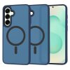 Husa MagSafe pentru Samsung Galaxy S25+ S936, Techsuit, HaloFrost, Bleumarin