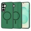 Husa MagSafe pentru Samsung Galaxy S25+ S936, Techsuit, HaloFrost, Verde