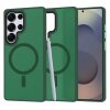 Husa MagSafe pentru Samsung Galaxy S25 Ultra S938, Techsuit, HaloFrost, Verde
