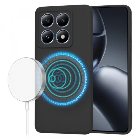 Husa MagSafe pentru Xiaomi 14T Pro, Techsuit, SoftFlex, Neagra