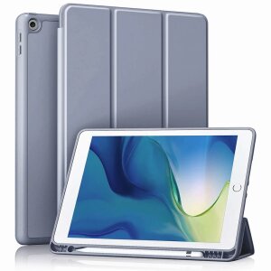 Husa pentru Apple iPad 10.2 (2021) / 10.2 (2020) / 10.2 (2019), Techsuit, Flex Trifold, Mov