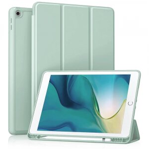 Husa pentru Apple iPad 10.2 (2021) / 10.2 (2020) / 10.2 (2019), Techsuit, Flex Trifold, Verde Deschis