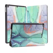 Husa pentru Apple iPad 10.2 (2021) / 10.2 (2020) / 10.2 (2019), Techsuit, FoldPro Green Time, Multicolor